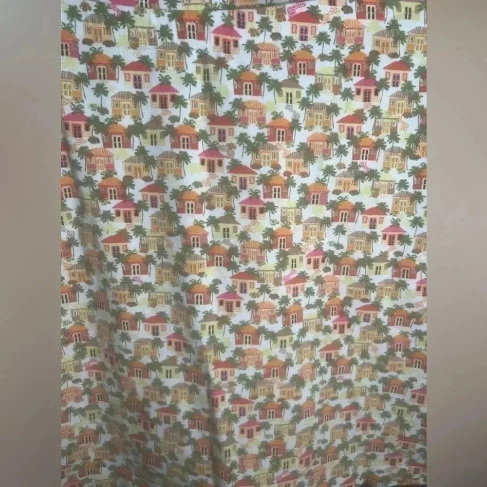J. Jill Mini House Print Skirt. Size: Medium Petite - Picture 4 of 7